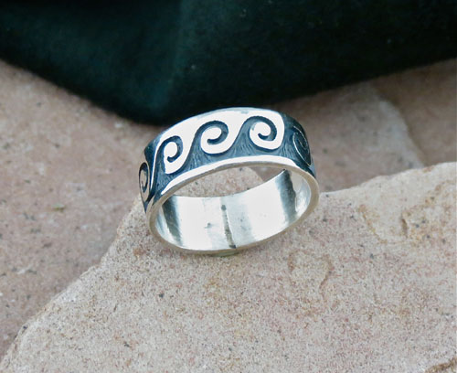 Hopi Solid Sterling Silver Ring