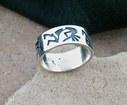 Hopi Solid Sterling Silver Ring