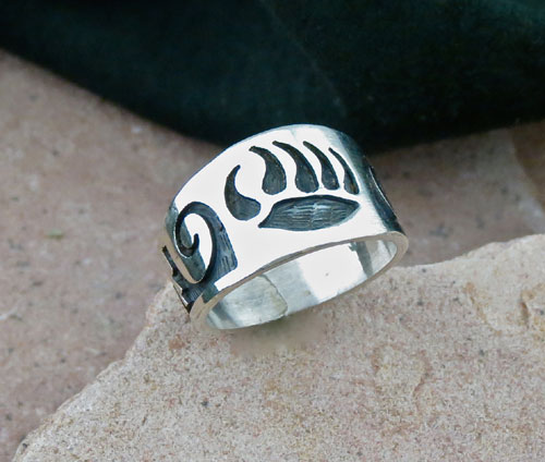 Hopi Solid Sterling Silver Ring