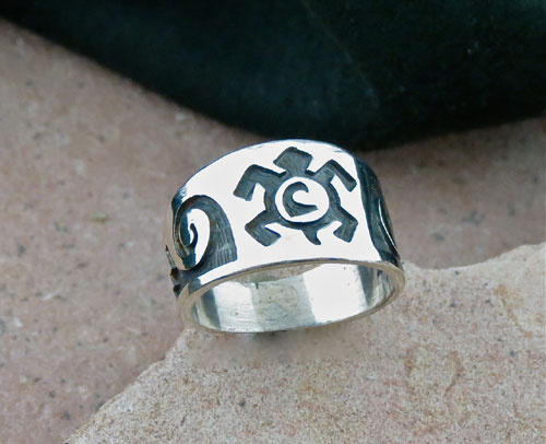 Hopi Solid Sterling Silver Ring
