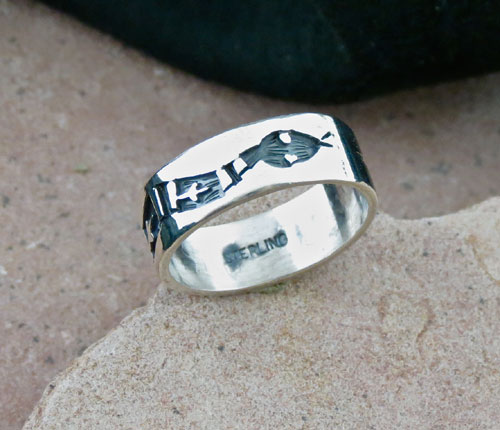 Hopi Solid Sterling Silver Ring