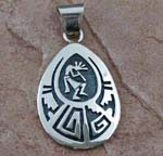 Hopi Sterling Silver Pendant