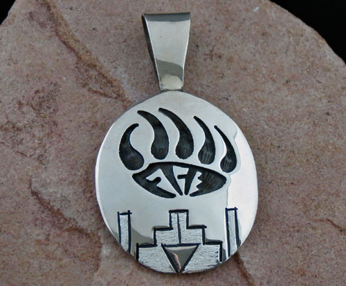 Hopi Solid Sterling Silver Pendant
