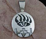 Hopi Sterling Silver Pendant