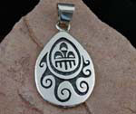 Hopi Sterling Silver Pendant