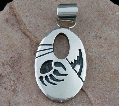 Hopi Solid Sterling Silver Pendant