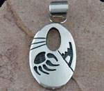 Hopi Sterling Silver Pendant