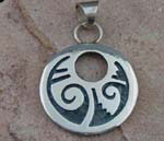 Hopi Sterling Silver Pendant