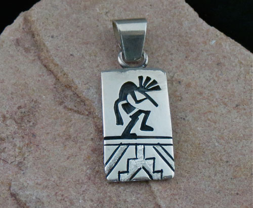 Hopi Solid Sterling Silver Pendant