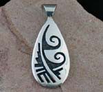 Hopi Sterling Silver Pendant