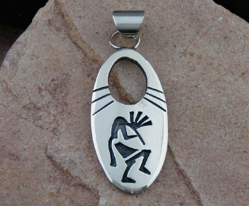 Hopi Solid Sterling Silver Pendant