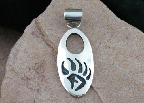 Hopi Solid Sterling Silver Pendant