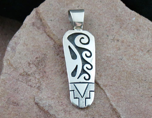 Hopi Solid Sterling Silver Pendant