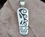 Hopi Sterling Silver Pendant