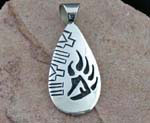 Hopi Sterling Silver Pendant