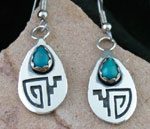 Hopi Sterling Silver earrings