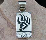 Hopi Sterling Silver Pendant