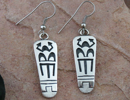 Hopi Solid Sterling Silver Earrings