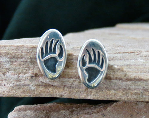 Hopi Solid Sterling Silver Earrings