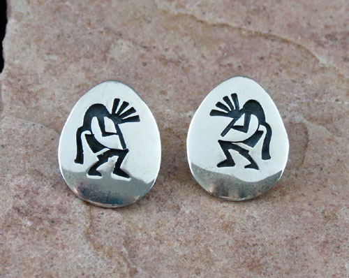 Hopi Solid Sterling Silver Earrings