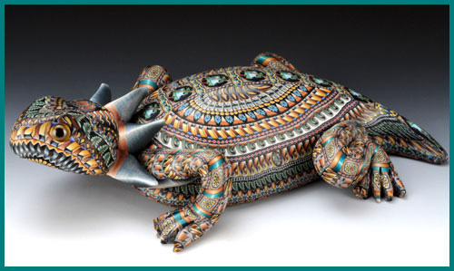 FIMO Horned Lizard