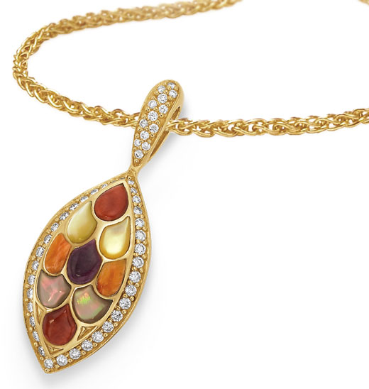 Kabana Oyster Shell Gold Pendant Kabana Oyster Shell Gold Pendant