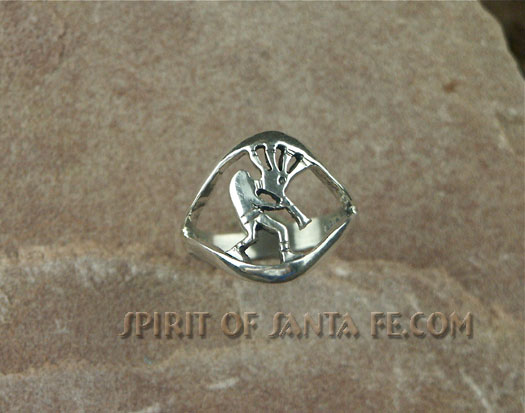 Navajo Sterling Silver Kokopelli Ring Navajo Sterling Silver Kokopelli Ring