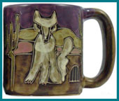 Mara Coyote Stoneware Mug
