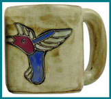 Mara Hummingbird Stoneware Mug