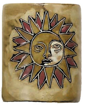 Handcrafted Stoneware Sun 9 oz Mug
