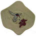 Mara Hummingbird Stoneware Plate