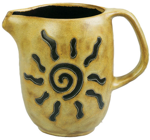 Handcrafted Stoneware Mara Southwest Design Pitcher