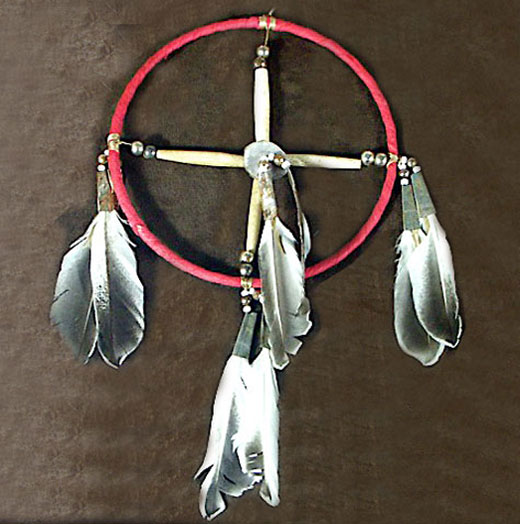 Handcrafted Native American Medicine Wheel Handcrafted Native American Medicine Wheel