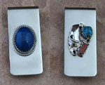 Genuine Navajo Money Clip with Turquoise