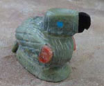 Zuni Hand-carved Zuni parrot Fetish