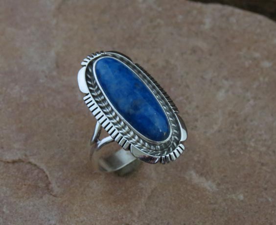 Navajo Sterling Silver Lapis Ring