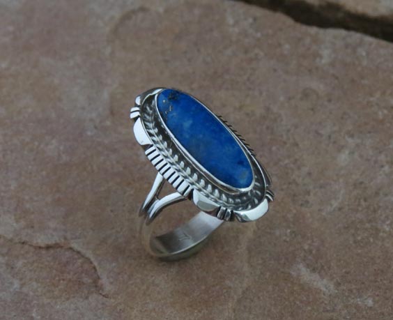 Navajo Sterling Silver Lapis Ring
