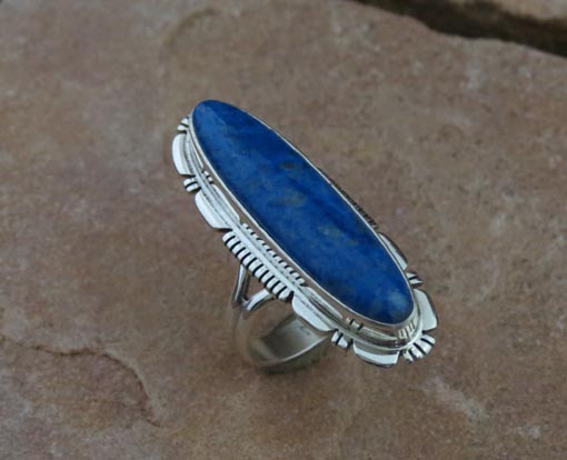 Navajo Sterling Silver Lapis Ring