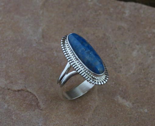 Navajo Sterling Silver Lapis Ring