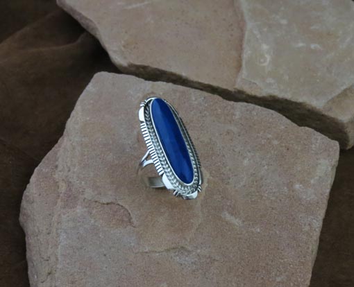 Navajo Sterling Silver Lapis Ring