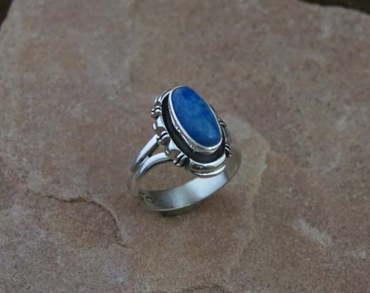 Navajo Sterling Silver Lapis Ring