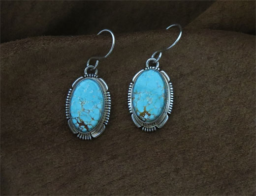 Sterling Silver Earrings- Turquoise